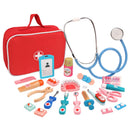 Pequeno Doutor™™  Kit Médico Infantil de Madeira para Faz de Conta, Imaginação e Desenvolvimento Infantil