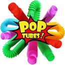 PopTube Flex™  Tubos Sensoriais Antiestresse para Relaxamento, Coordenação e Diversão Infantil