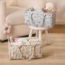 MommyBag Floral™  Bolsa Maternidade Grande Multifuncional com Compartimentos, Dobrável e Portátil