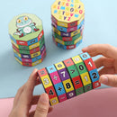MathRoll Montessori™  Cubo Matemático Montessori para Aprender Números, Contagem e Raciocínio Lógico