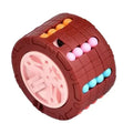 GiroBean 3D™  Cubo Sensorial Giratório Antiestresse com Puzzle Magnético para Foco e Coordenação