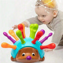 HedgePop Montessori™  Brinquedo Sensorial Ouriço Educativo para Coordenação Motora e Foco