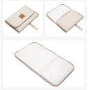 TrocaFácil Baby™  Trocador Portátil Impermeável para Bebês Dobrável, Lavável e Ideal para Viagens