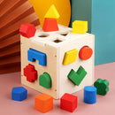 GeoBox Montessori™  Caixa Inteligente de Formas Geométricas 3D para Coordenação Motora e Aprendizado Infantil