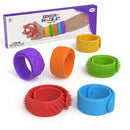Pulseiras Sensoriais Antiestresse™  Kit Fidget Bracelets Relaxantes para Crianças e Adultos