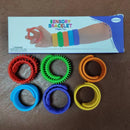 Pulseiras Sensoriais Antiestresse™  Kit Fidget Bracelets Relaxantes para Crianças e Adultos