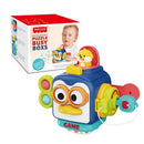 BusyBox Montessori™  Cubo Sensorial Educativo para Coordenação Motora e Desenvolvimento Infantil