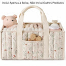 MommyBag Floral™  Bolsa Maternidade Grande Multifuncional com Compartimentos, Dobrável e Portátil