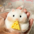 HammyPop Sensorial™  Hamster Squishy Antiestresse Macio para Relaxamento e Diversão