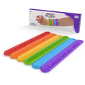 Pulseiras Sensoriais Antiestresse™  Kit Fidget Bracelets Relaxantes para Crianças e Adultos