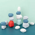 StoneBalance Montessori™  Pedras de Madeira para Empilhar, Equilibrar e Desenvolver Coordenação Motora Infantil