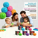Zunkids SensyBall™ – Bola Sensorial Antiestresse Tátil para Crianças e Adultos | Relaxamento, Foco e Diversão