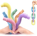 PopTube Flex™  Tubos Sensoriais Antiestresse para Relaxamento, Coordenação e Diversão Infantil