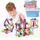 Magnetix Builder™  Blocos Magnéticos de Construção STEM para Coordenação, Criatividade e Desenvolvimento Infantil