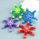 SpinFlex Sensorial™  Fidget Spinner com Tubo Pop e Ventosa Antiestresse