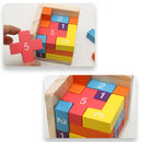 CuboMente 3D™  Quebra-Cabeça de Madeira Montessori para Raciocínio Lógico, Foco e Coordenação Motora