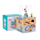 Cubo das Descobertas Montessori™  Brinquedo Educativo Sensorial 5 em 1 para Coordenação Motora e Desenvolvimento Infantil
