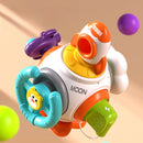 Cubo das Descobertas Montessori™  Busy Cube Educativo com Travas, Botões e Atividades Sensoriais para Coordenação Motora Infantil