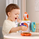 Cubo das Descobertas Montessori™  Busy Cube Educativo com Travas, Botões e Atividades Sensoriais para Coordenação Motora Infantil