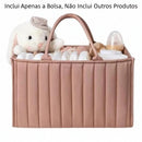MommyBag Floral™  Bolsa Maternidade Grande Multifuncional com Compartimentos, Dobrável e Portátil