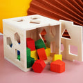 GeoBox Montessori™  Caixa Inteligente de Formas Geométricas 3D para Coordenação Motora e Aprendizado Infantil