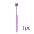 Smile360 Sensorial™  Escova Dental 3 Lados Ultra Macia para Sensibilidade, Autismo e Higiene Completa