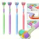 Smile360 Sensorial™  Escova Dental 3 Lados Ultra Macia para Sensibilidade, Autismo e Higiene Completa