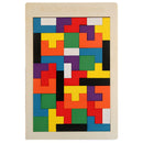 Tangram das Cores Montessori™  Quebra-Cabeça Educativo de Madeira para Coordenação, Lógica e Criatividade Infantil