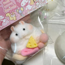 HammyPop Sensorial™  Hamster Squishy Antiestresse Macio para Relaxamento e Diversão
