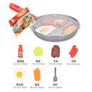 Chefzinho Gourmet Montessori™  Kit Cozinha Infantil com Comidinhas, Panelinhas e Brincadeira Educativa para Crianças