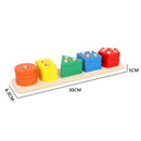 EncaixaMente™ Brinquedo Educativo de Empilhar e Classificar para Coordenação Motora Infantil