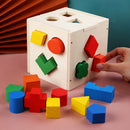GeoBox Montessori™  Caixa Inteligente de Formas Geométricas 3D para Coordenação Motora e Aprendizado Infantil