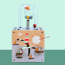Cubo das Descobertas Montessori™  Brinquedo Educativo Sensorial 5 em 1 para Coordenação Motora e Desenvolvimento Infantil