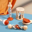 Mini Banda Sensorial™  Kit Musical Infantil Montessori com Chocalhos Sensoriais e Instrumentos Educativos para Bebês