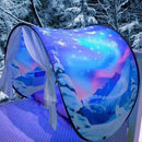 Cabana dos Sonhos™  Tenda Infantil para Cama com Luzes LED, Mosquiteiro e Espaço Mágico para Dormir e Brincar