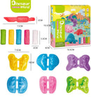 DinoClay Adventure™  Kit de Massinha Montessori com Dinossauros para Criatividade, Coordenação Motora e Diversão Infantil