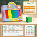 CubGeoMind Cube™  Cubo Magnético Educativo de Geometria 3D para Matemática, Coordenação e Raciocínio Espaciale Teaching Aids Space Elementary School Students Mathematics Solid Geometry Puzzle Model Magnetic Suction