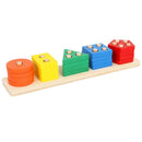 EncaixaMente™ Brinquedo Educativo de Empilhar e Classificar para Coordenação Motora Infantil