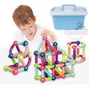 Magnetix Builder™  Blocos Magnéticos de Construção STEM para Coordenação, Criatividade e Desenvolvimento Infantil