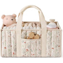 MommyBag Floral™  Bolsa Maternidade Grande Multifuncional com Compartimentos, Dobrável e Portátil