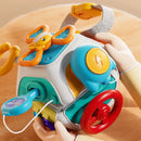 BusyBox Montessori™  Cubo Sensorial Educativo para Coordenação Motora e Desenvolvimento Infantil