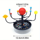 AstroSystem Montessori™  Kit Educativo do Sistema Solar para Montar, Pintar e Aprender Astronomia Infantil