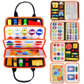 Painel das Descobertas™  Busy Board Montessori Educativo para Coordenação Motora e Aprendizado Infantil