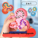 CubeSpin Sensorial™  Cubo Fidget Giratório Antiestresse para Foco, Coordenação e Relaxamento