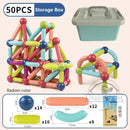 Magnetix Builder™  Blocos Magnéticos de Construção STEM para Coordenação, Criatividade e Desenvolvimento Infantil