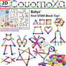 Magnetix Builder™  Blocos Magnéticos de Construção STEM para Coordenação, Criatividade e Desenvolvimento Infantil