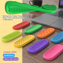 CalmStrip Sensorial™  Faixa Sensorial de Silicone Antiestresse para Foco, Relaxamento e Estímulo Tátil