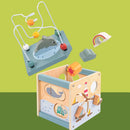Cubo das Descobertas Montessori™  Brinquedo Educativo Sensorial 5 em 1 para Coordenação Motora e Desenvolvimento Infantil