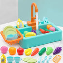 Mini LavaLouças Kids™  Pia Infantil com Água de Verdade, Cozinha Montessori e Brincadeira Educativa para Crianças
