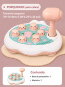 MartelaPop Montessori™  Brinquedo Educativo Infantil com Martelo, Encaixe e Coordenação Motora para Bebês